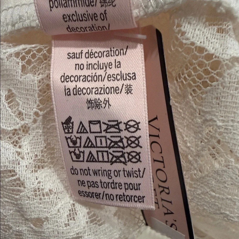 NWT Victoria's Secret Feminine Cream Pink Sheer Lace Underlay Midi Skirt Sz S